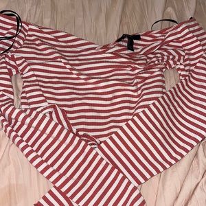 Forever 21 Cross Wrap Shirt